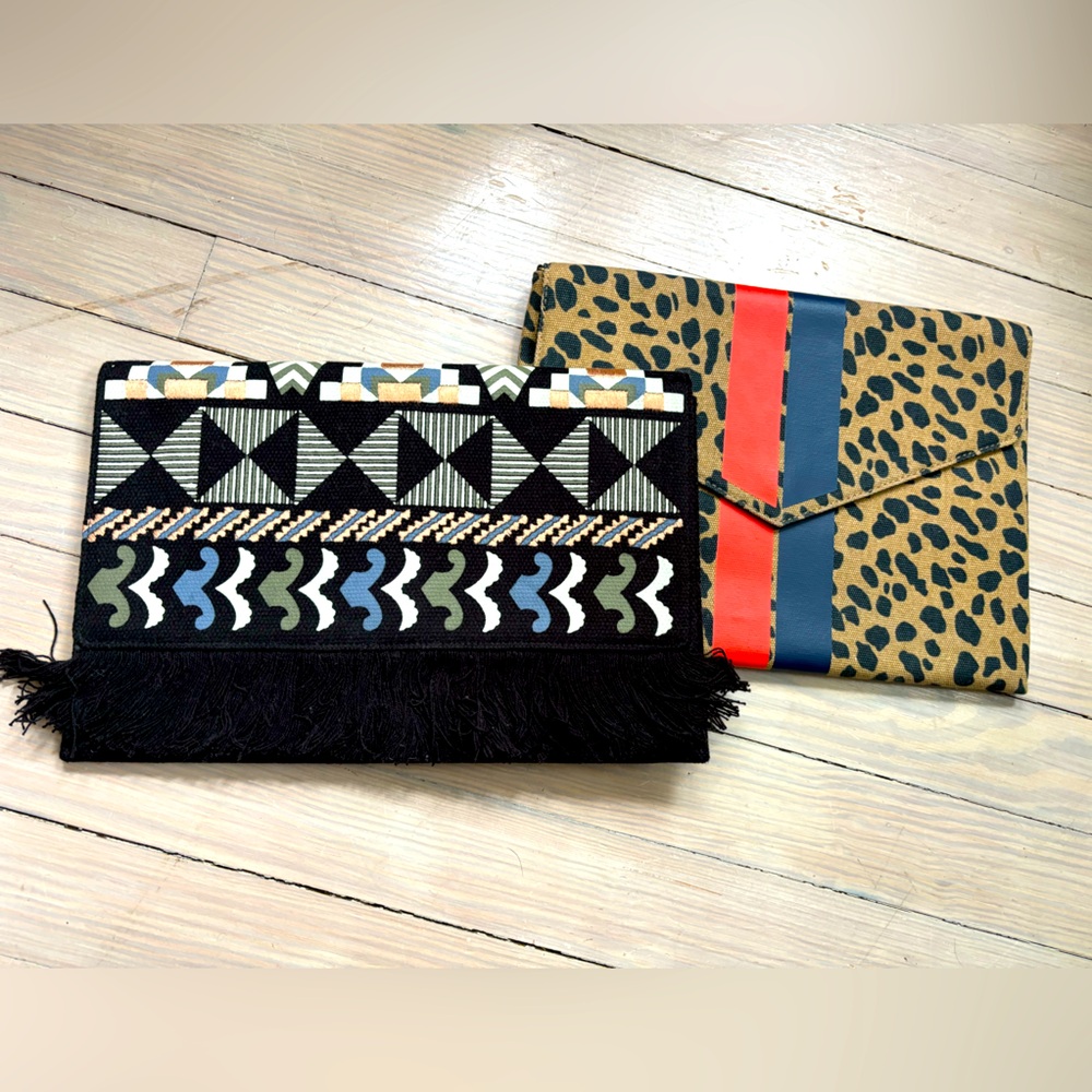 2 Stella & Dot Envelope Clutches